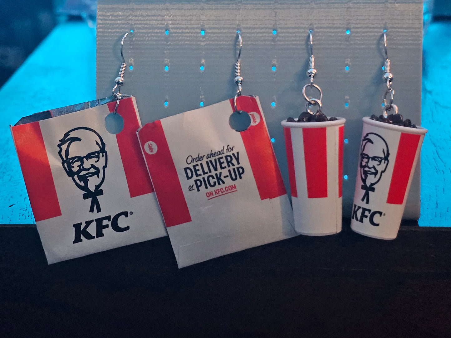Mini Brand KFC Earrings