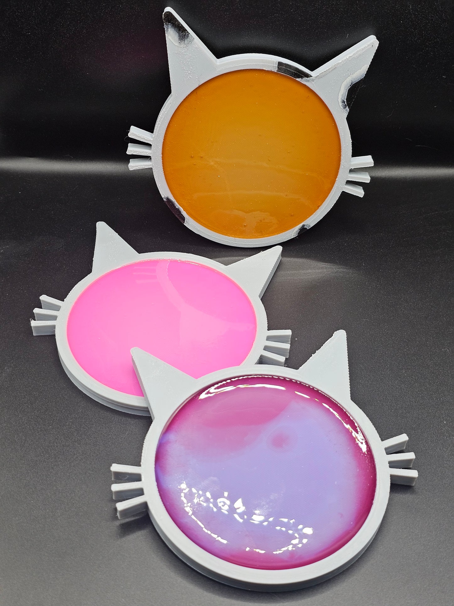 Cat Coasters 3PK