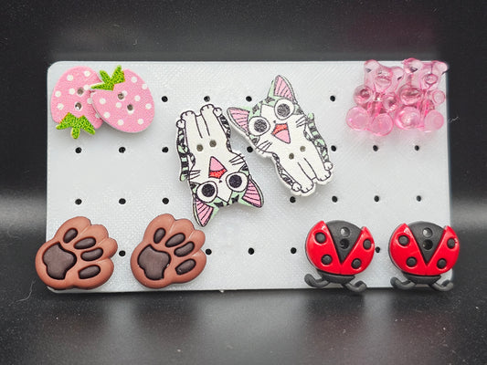 Variety cute earrings