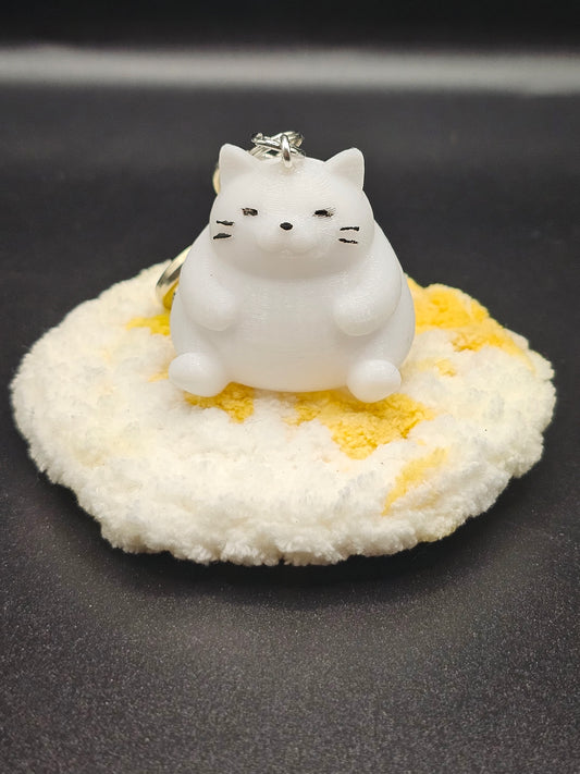 Fat Cat Keychain